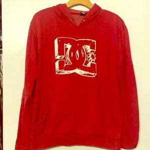 DC unisex red hoodie